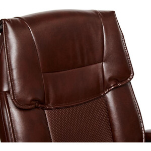 Кресло TetChair Oreon кож/зам, коричневый/коричневый перфорированный 2 TONE/2 TONE /06