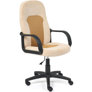 Кресло TetChair Parma флок/ткань, бежевый/бронза 7/TW-21 кресло tetchair zero флок оранжевый 18
