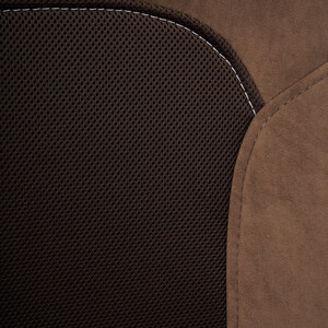 Кресло TetChair Parma флок/ткань, коричневый 6/TW-24