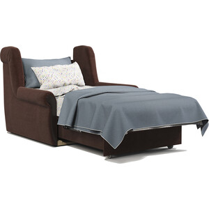 Кресло-кровать Шарм-Дизайн Аккорд М 80 велюр Дрим шоколад