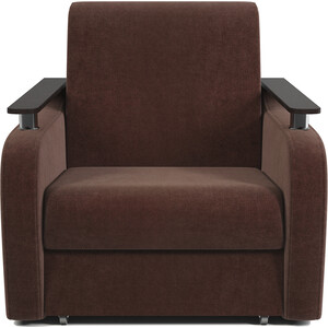 Кресло-кровать Шарм-Дизайн Гранд Д 70 велюр Дрим шоколад