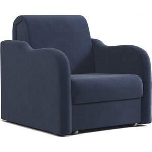 Кресло-кровать Шарм-Дизайн Коломбо 60 велюр Ультра миднайт кресло кровать шарм дизайн коломбо бп 70 велюр дрим эппл