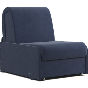 Кресло-кровать Шарм-Дизайн Коломбо БП 60 велюр Ультра миднайт кресло кровать шарм дизайн коломбо 90 велюр ультра миднайт