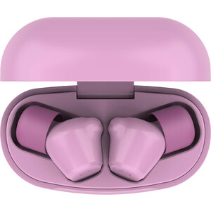 Наушники Hiper HTW-KTX6 розовый беспроводные bluetooth в ушной раковине (TWS WELLE PINK)