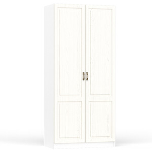Шкаф для одежды Моби Ливерпуль 13.134, цвет ясень ваниль/белый шкаф для одежды и обуви 73×49×176 см 2 ящика микс