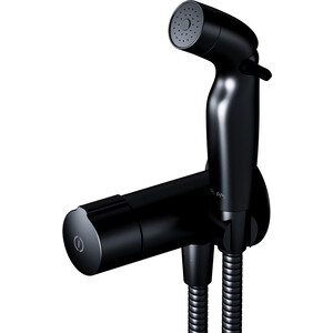 Смеситель для душа Am.Pm X-Joy TouchReel с гигиеническим душем, черный (F0H85A522) смеситель для ванны с душем rush palm pl2530 63