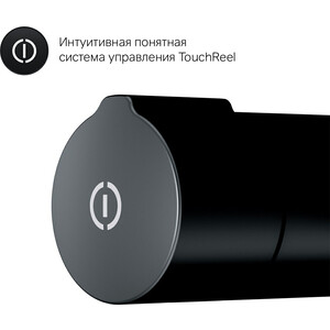 Смеситель для душа Am.Pm X-Joy TouchReel с гигиеническим душем, черный (F0H85A522)
