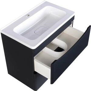 Мебель для ванной Style line Бергамо мини 60х35 Люкс Plus подвесная, черная