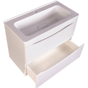 Мебель для ванной Style line Бергамо мини 70х35 Люкс Plus подвесная, белая