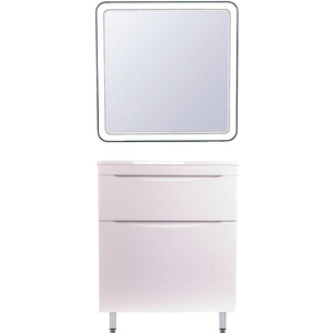 Мебель для ванной Style line Бергамо мини 70х35 Люкс Plus напольная, белая