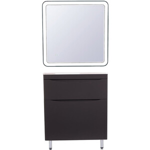Мебель для ванной Style line Бергамо мини 70х35 Люкс Plus напольная, черная