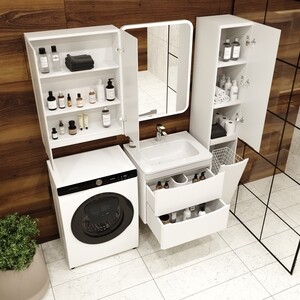 Мебель для ванной Style line Бергамо мини 60х35 Люкс Plus подвесная, белая