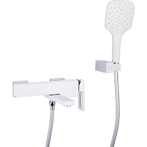 Смеситель для ванны Gappo G3217-8 хром белый (6959477697159) лейка для душевой системы 26 см gappo g004 26