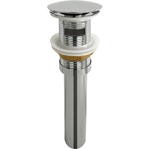 Донный клапан Ceramicanova Click-Clack c переливом, хром (CN2000CHx) донный клапан kaiser