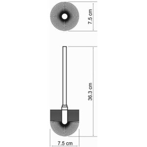Ершик для унитаза Wasserkraft хром (K-027)