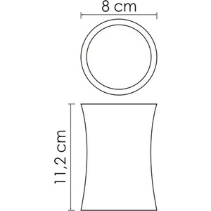 Стакан для ванной Wasserkraft Salm серый (K-7628)