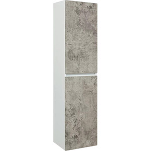 Пенал Runo Манхэттен 35х150 белый/серый бетон (00-00001020) столы журнальные мебелик дадли белый бетон