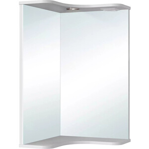 Зеркало Runo Классик 65х75 угловое, белое (УТ000004163) комплект термоклапанов giacomini ду15 ру10 1 2 угловое подключение