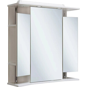 Зеркальный шкаф Runo Валенсия 75х80 правый, белый (00000000019)