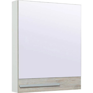 Зеркальный шкаф Runo Вудлайн 60х75 правый, дуб скандинавский (00-00001006) зеркальный шкаф mixline корнер 56х68 угловой серый 4630099747911