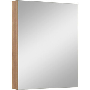 Зеркальный шкаф Runo Лада 50х65 лиственница (00-00001160) зеркальный шкаф 58x80 см бежевый глянец белый глянец l bellezza пегас 4610409002077