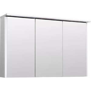Зеркальный шкаф Runo Лира 105х70 белый (00-00000254) зеркальный шкаф mixline стив 60х81 левый белый 4640030869022