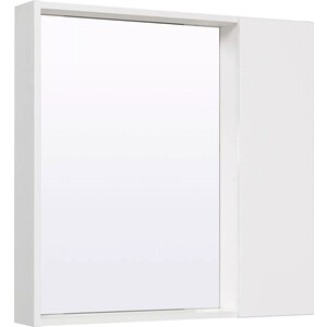 Зеркальный шкаф Runo Манхэттен 75х75 белый (00-00001045) зеркальный шкаф mixline стив 60х81 правый белый 4640030869039