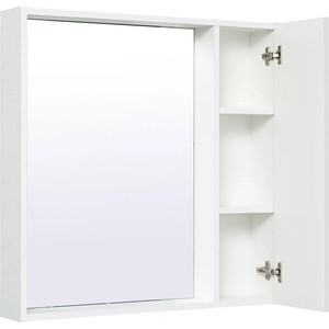 Зеркальный шкаф Runo Манхэттен 75х75 белый (00-00001045)