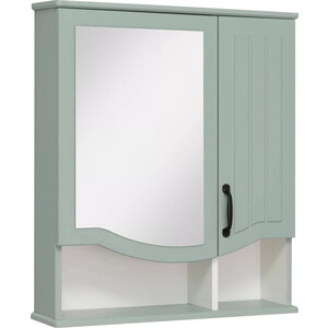 Зеркальный шкаф Runo Марсель 65х75 мята (00-00001219) зеркальный шкаф mixline радуга 46х80 зеленый 4640030866793