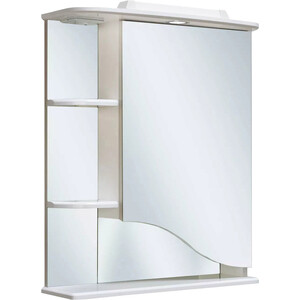 Зеркальный шкаф Runo Римма 60х75 правый, белый (00000001028)