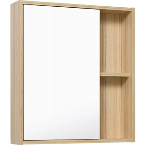 Зеркальный шкаф Runo Эко 60х65 лиственница (УТ000001834) зеркальный шкаф runo римини 65х75 правый бежевый 00 00001278
