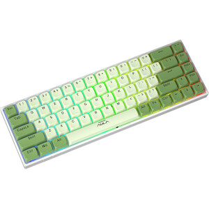 Клавиатура AULA F3068 green+white клавиатура aula f3050 green white