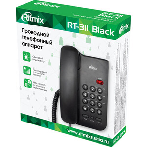 Проводной телефон Ritmix RT-311 black