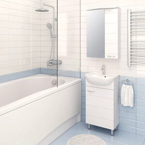 Мебель для ванной Runo Кипарис 46х35 белая