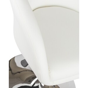 Кресло дизайнерское Dobrin EDISON LM-8600 белый