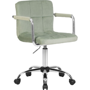 Офисное кресло для персонала Dobrin TERRY LM-9400 мятный велюр (MJ9-87) офисное кресло для руководителей dobrin warren lmr 112b