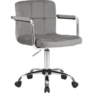 Офисное кресло для персонала Dobrin TERRY LM-9400 серый велюр (MJ9-75) офисное кресло для персонала dobrin monty lm 9800 кремовый