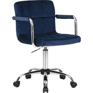 Офисное кресло для персонала Dobrin TERRY LM-9400 синий велюр (MJ9-117) офисное кресло для руководителей dobrin lyndon lmr 108f