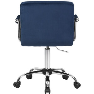 Офисное кресло для персонала Dobrin TERRY LM-9400 синий велюр (MJ9-117)