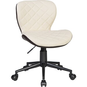 Офисное кресло для персонала Dobrin RORY LM-9700 кремово-коричневый