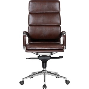 Офисное кресло для руководителей Dobrin ARNOLD LMR-103F коричневый