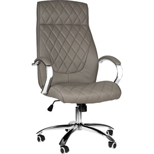 Офисное кресло для руководителей Dobrin BENJAMIN LMR-117B серый офисное кресло с подставкой для ног xiaomi hbada cloud shield ergonomic office chair p53 white