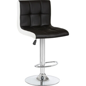Стул барный Dobrin CANDY LM-5006 черно-белый сиденье для барного стула со спинкой delinia орлеан 43 5x26 см белый
