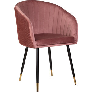 Стул обеденный Dobrin MARY LM-7305 бронзово-розовый велюр (1922-17) стул дебют мебель монти маренго velutto 10 пепельно розовый