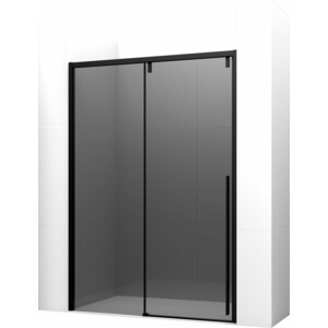 Душевая дверь Ambassador Intense 120x200 тонированная, черная (110022201IBB)