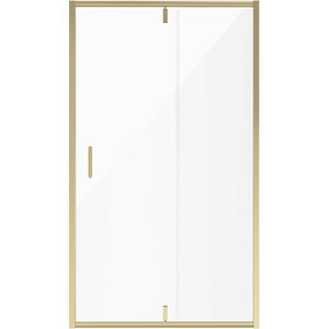 Душевая дверь Niagara Nova 110х195 прозрачная, холодное золото (NG-43-11AG) душевая дверь niagara nova 90х195 прозрачная холодное золото ng 43 9ag