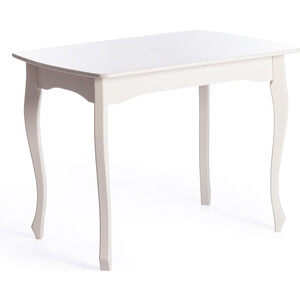 TetChair Стол CATERINA PROVENCE бук, мдф, 100+30x70x75 см, Ivory white стол tetchair wd 07 oak