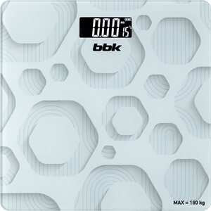 Весы напольные BBK BCS3005GE белый/серый