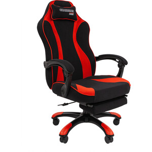 Кресло Chairman game 35 Россия ткань черный/красный (00-07089915) keywi premium game беспроводное зарядное устройство