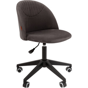 Кресло Chairman Home 119 Россия ткань Т-55 серый, пластик (00-07108932) офисное кресло chairman ch425 экокожа серый 00 07145976